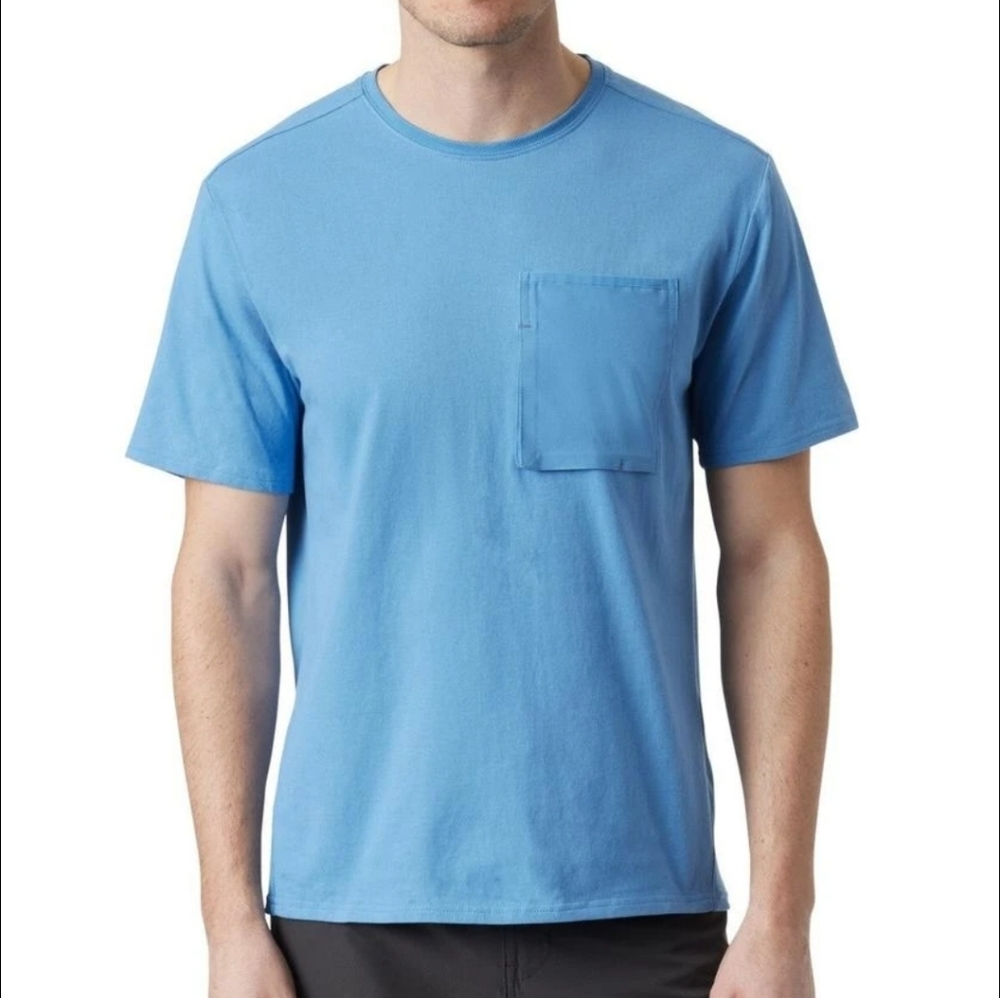 BASS OUTDOOR Men's Short-Sleeve Pocket T-Shirt‎ Sz Small